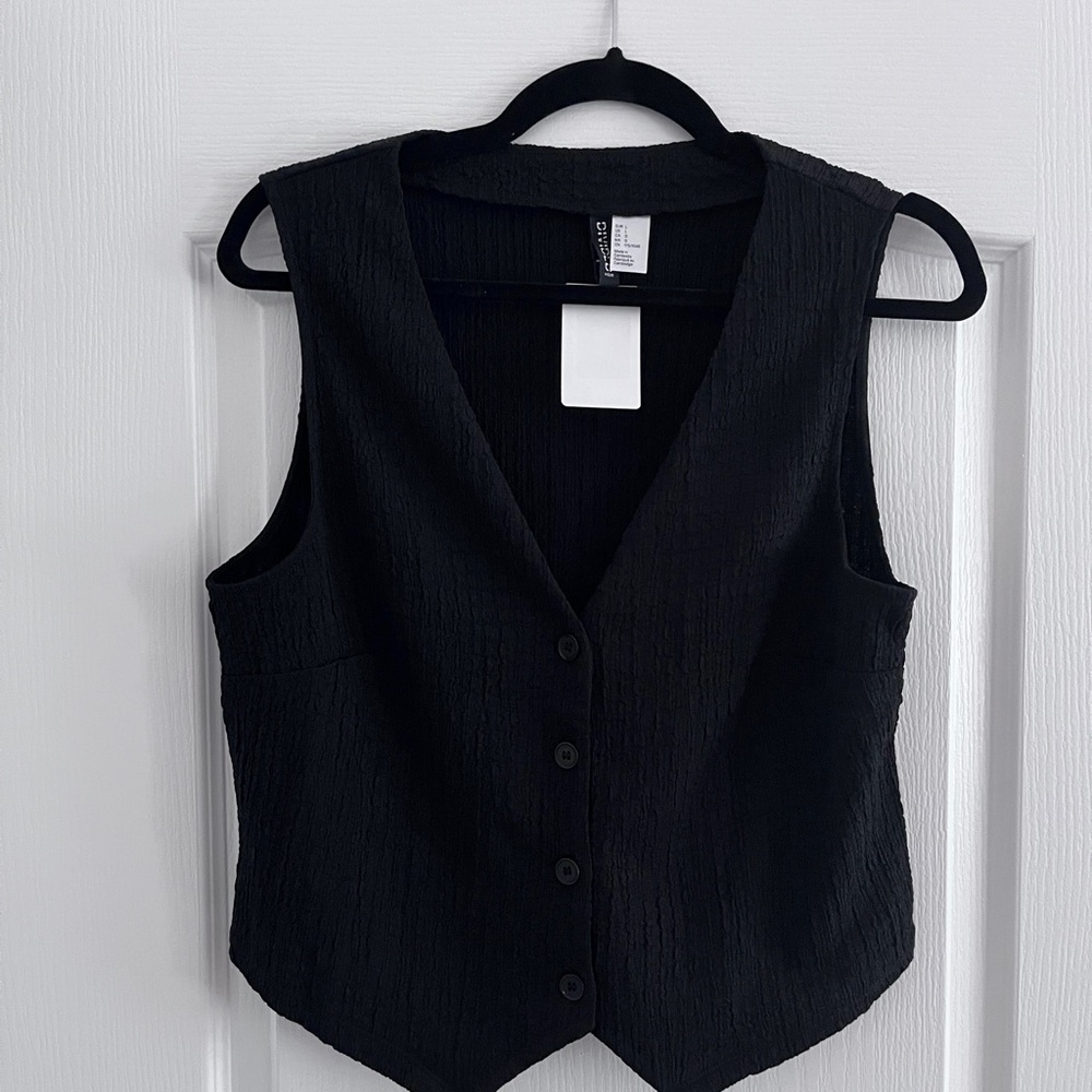 H&M Black Vest